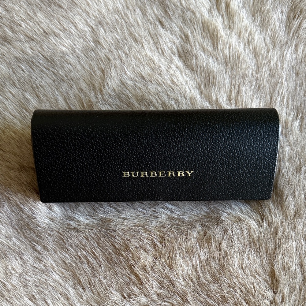 Burberry Black Textured Eyewear Case